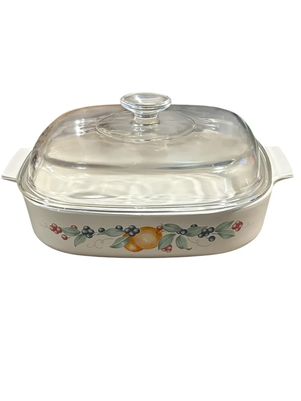 CorningWare A-10-B 2.5L Abundance Pattern Casserole Dish With Lid